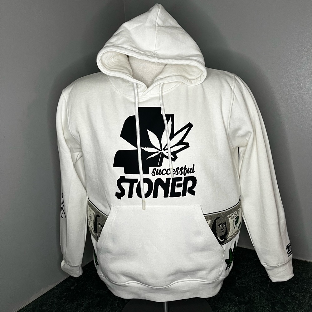 Custom made one of kind stoner hoodie.